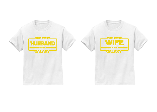 [COMBO] Best Husband/Wife in the galaxy T-Shirt